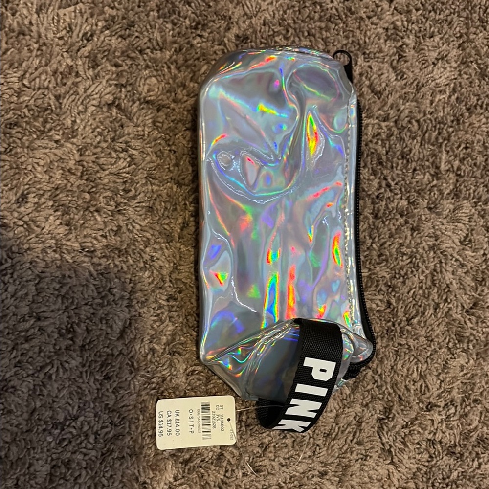 PINK Victoria's Secret Iridescent Pouch